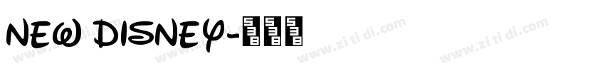 New Disney字体转换